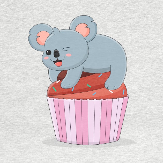 cute koala cupcake by YOUNESS98